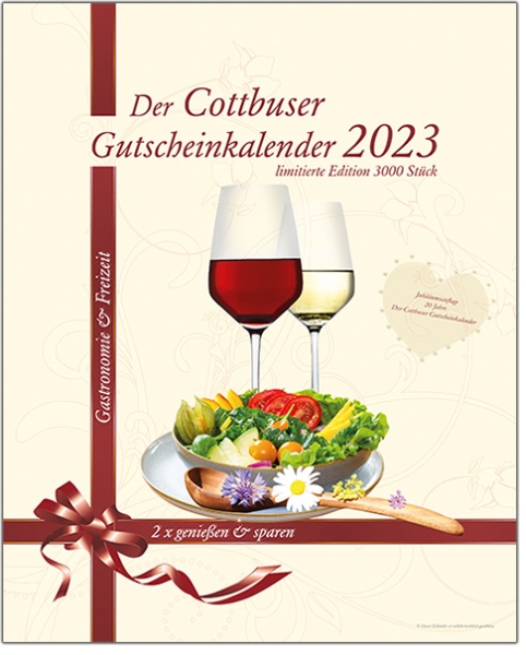 Der Cottbuser Gutscheinkalender 2023