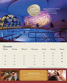Kalenderblatt SteinTherme Bad Belzig